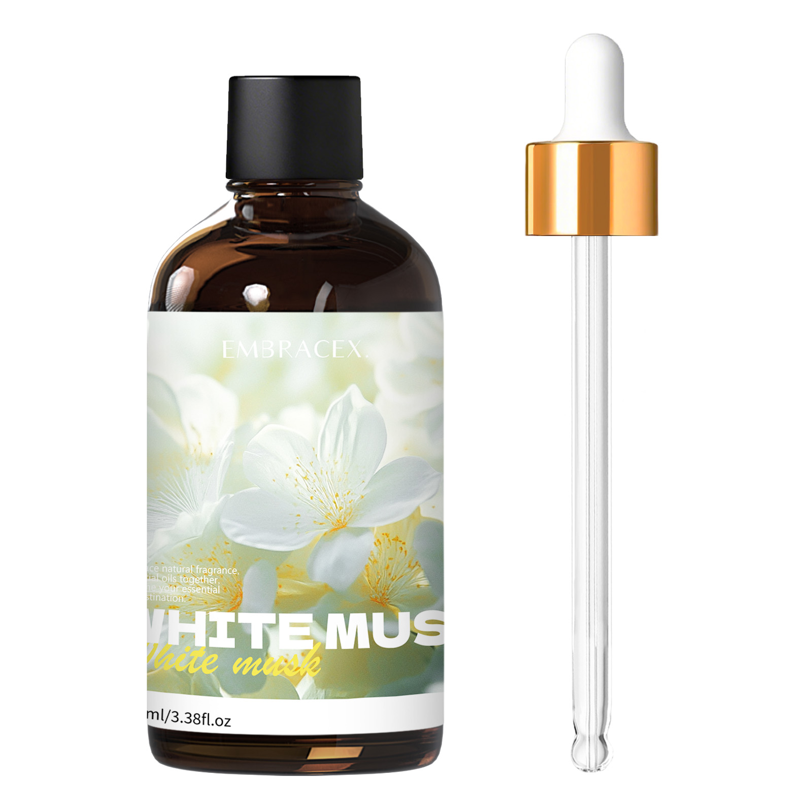Candle Oil Supplies - 100ml White Musk Natural Plant Essential