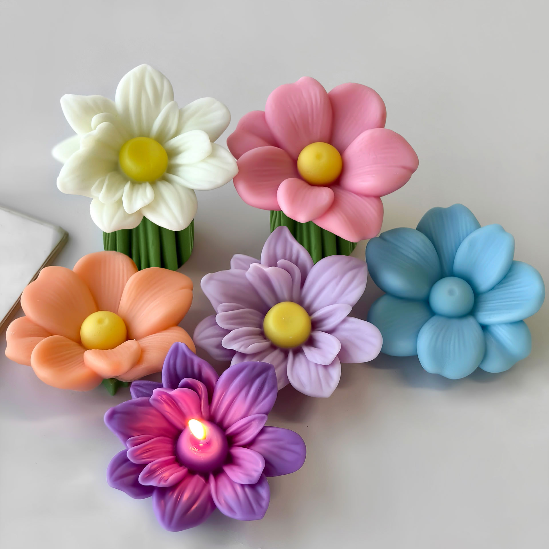 Candle Supplies Store - DIY Flowers Aroma Candle Silicone Mold