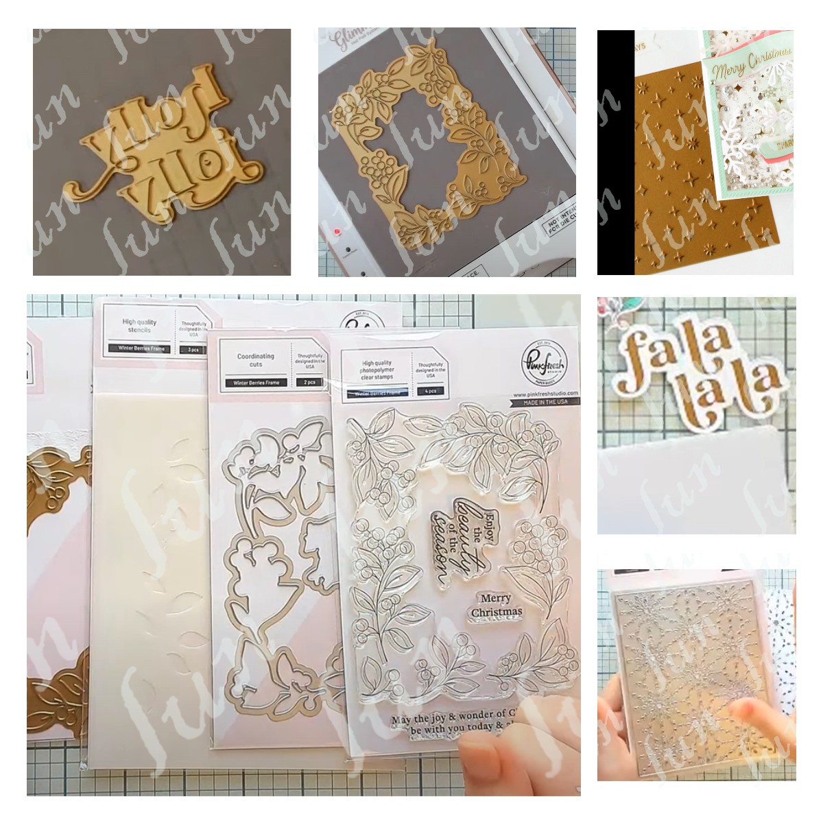 Candle Supplies Store - Christmas Holly Jolly Cut Die Holiday