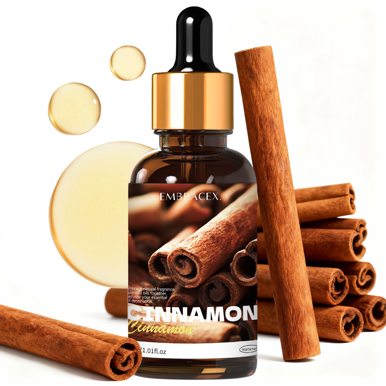 Candle Oil Supplies - 30ml Cinnamon Plant Essential Oil Car