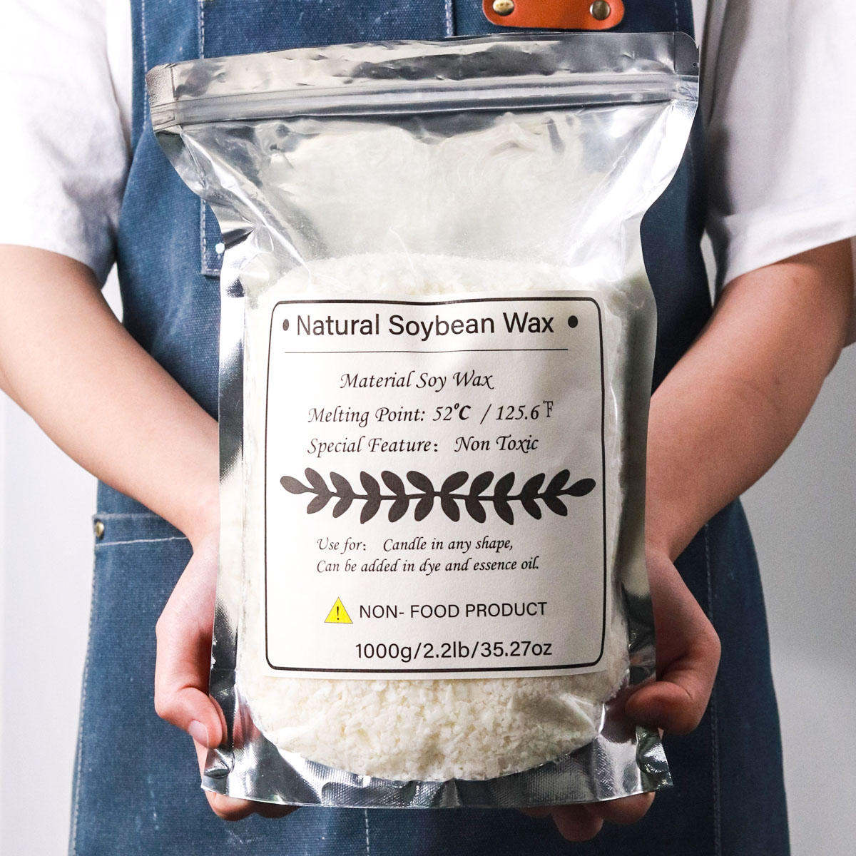 Candle Supplies To Make Candles - 1KG Natural Soy Wax Granular Scented