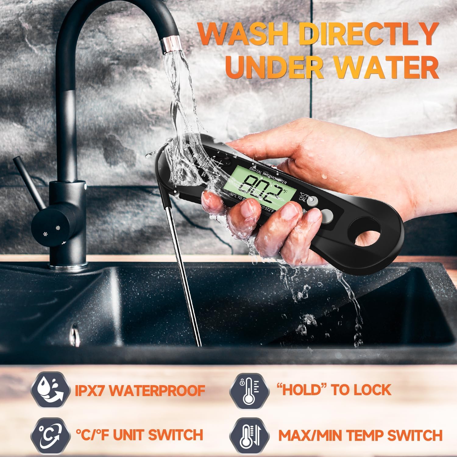 Digital Meat Thermometer Water - огляд і ціна Candle Shop