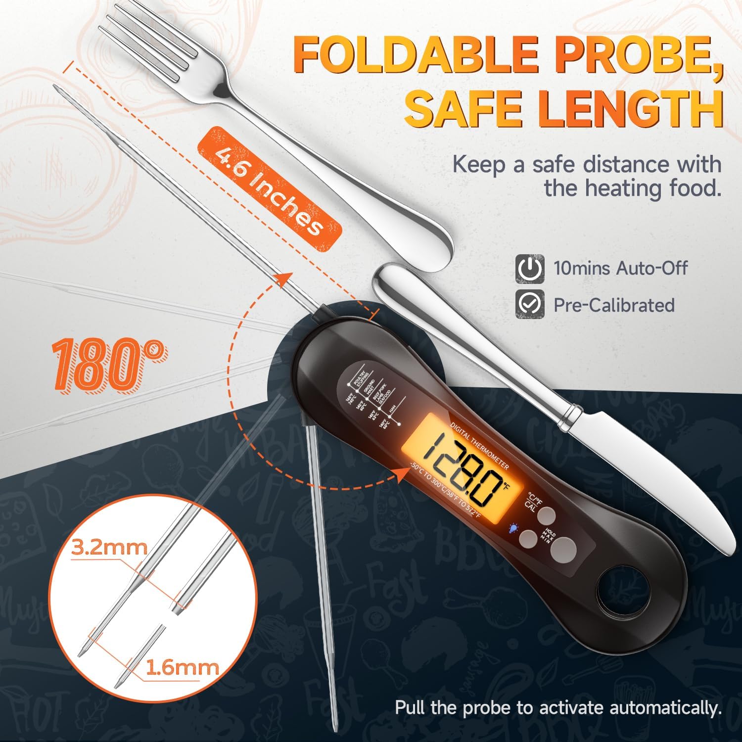 Digital Meat Thermometer Water - огляд і ціна Candle Shop