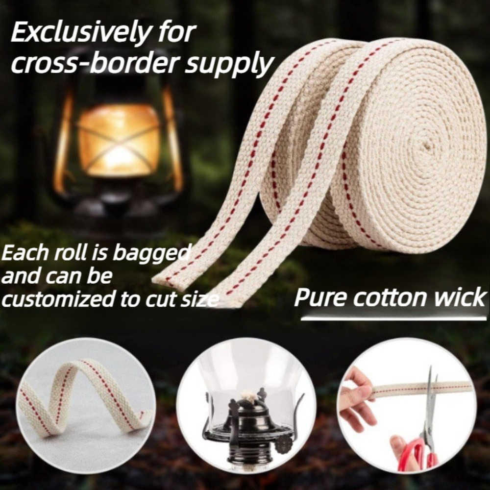 Flat Braided Cotton Candle Wic - огляд і ціна Candle Oil Supplies