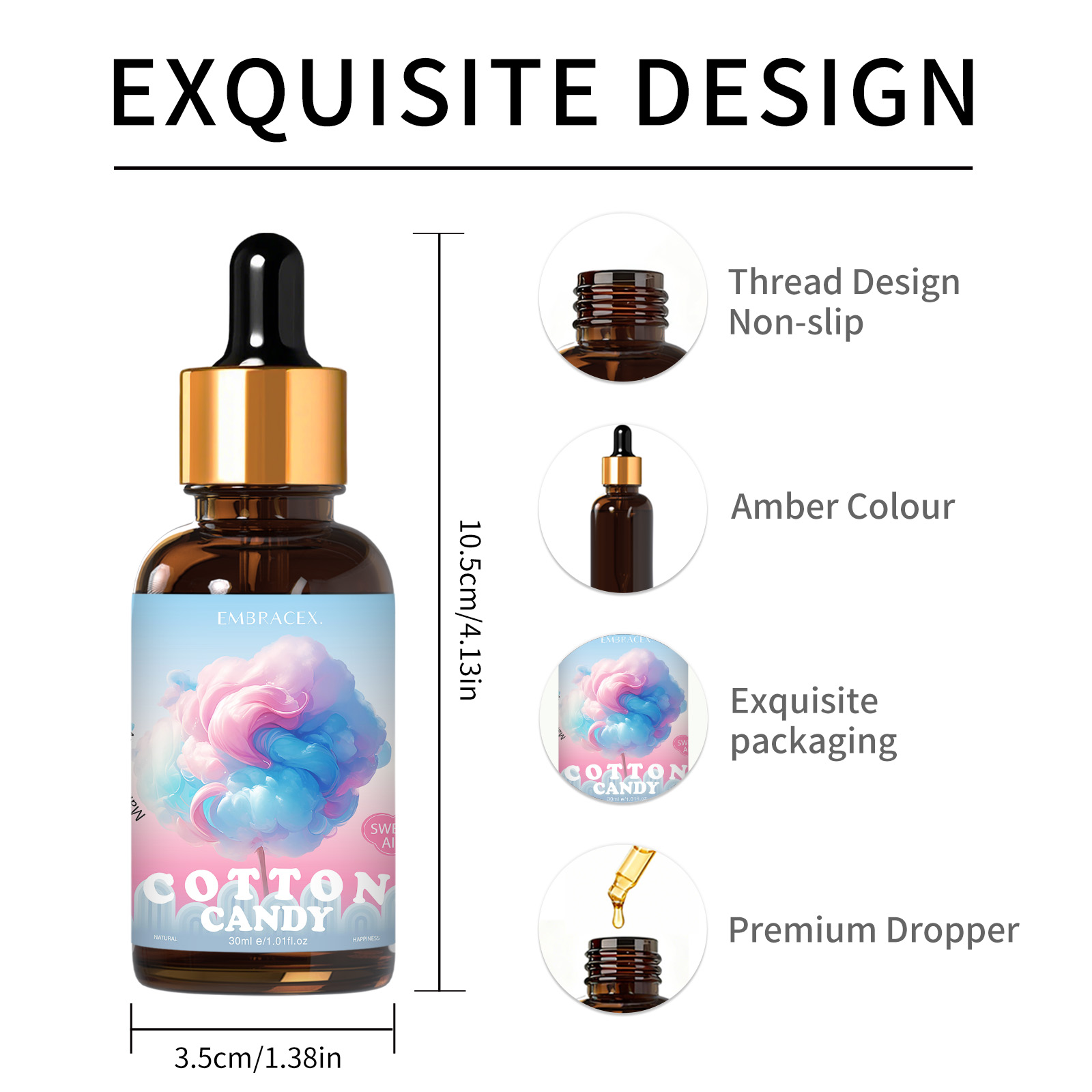 30ml Cotton Candy Essential Oi - огляд і ціна Candle Oil Supplies