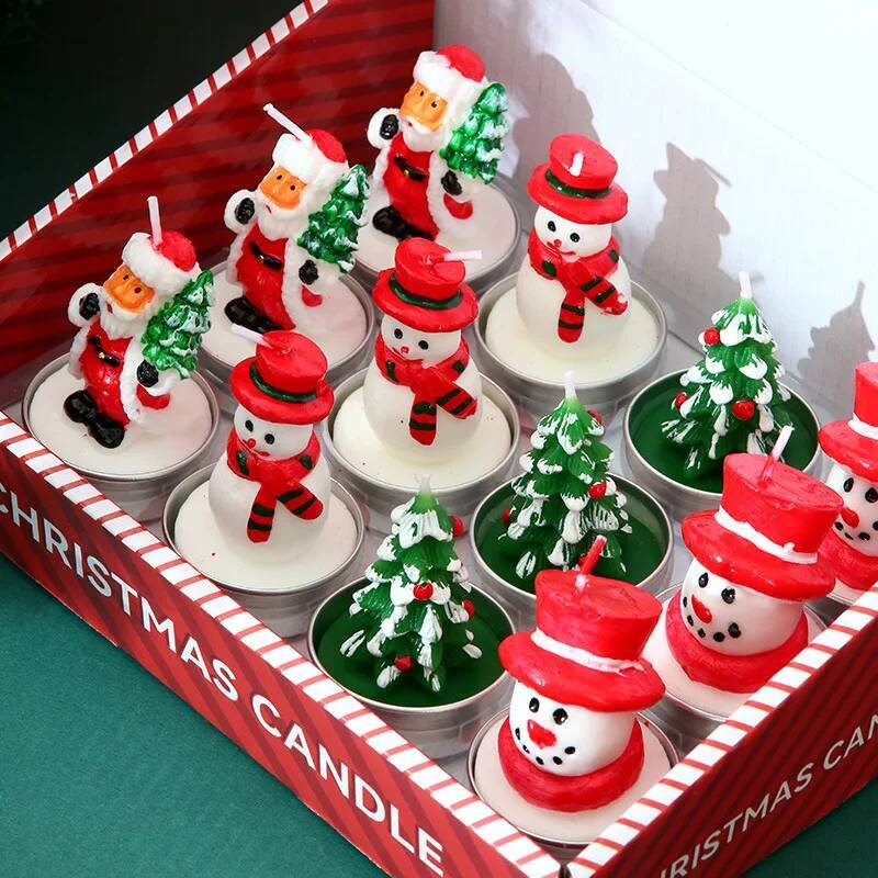 12PCS Candles Christmas Decora - огляд і ціна Candle Oil Supplies
