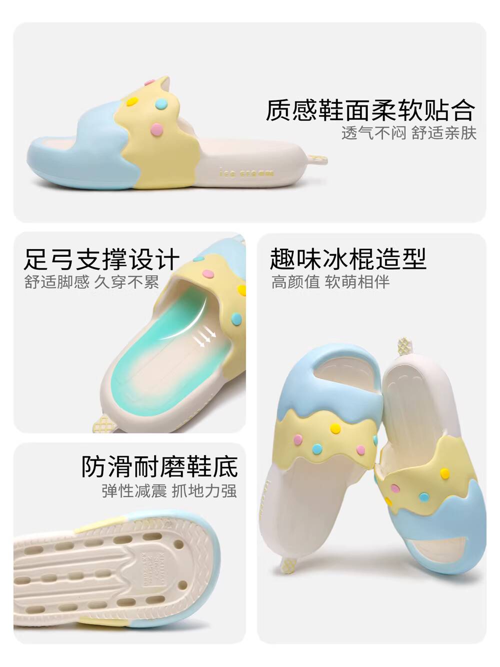 Women's Summer Slipper Cute Ic - огляд і ціна Candle Shop