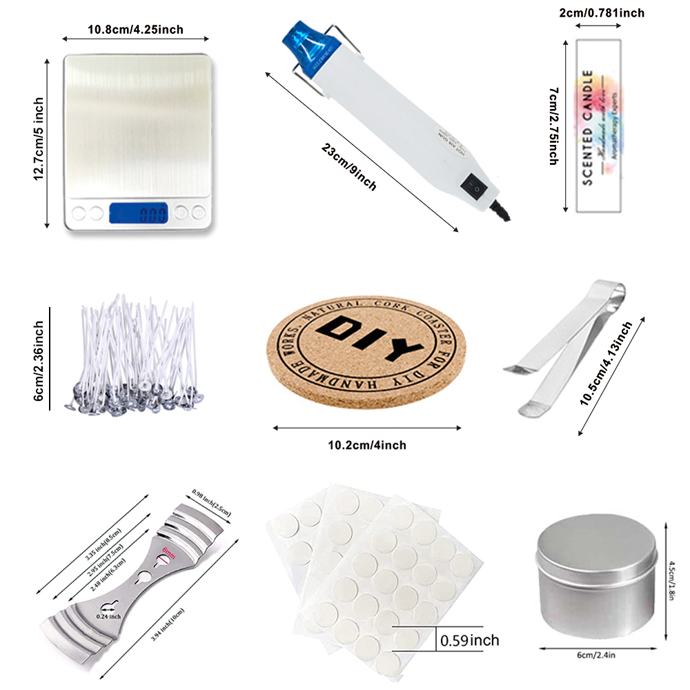 DIY Candle Craft Tools Kit wit - огляд і ціна Candle Supplies Store