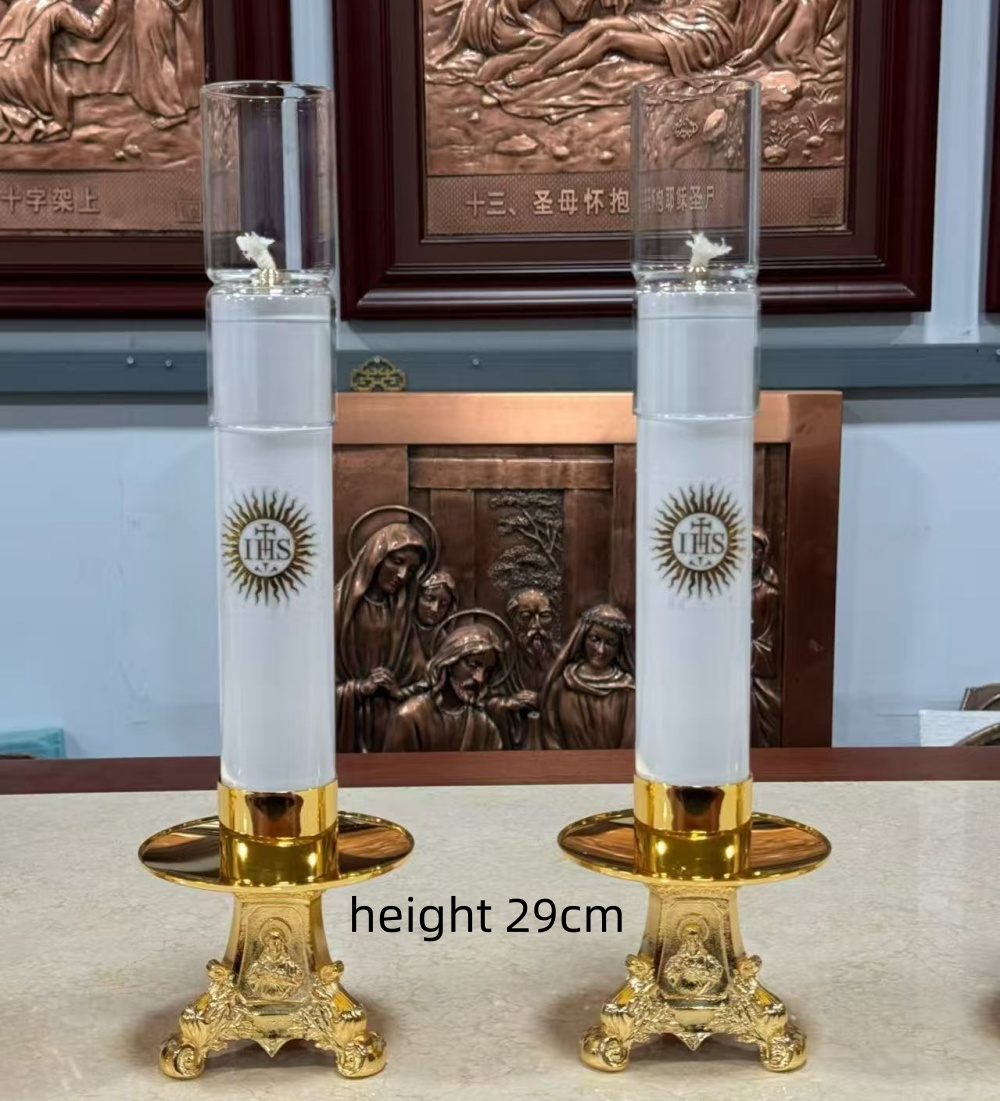 Catholic Oil Lamp Candle Stick - огляд і ціна Candle Oil Supplies