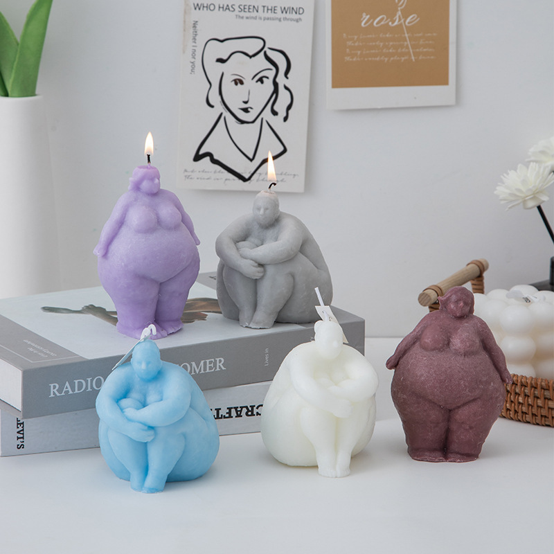 3D Fat Woman/man Portrait Cand - огляд і ціна Candle Supplies Store