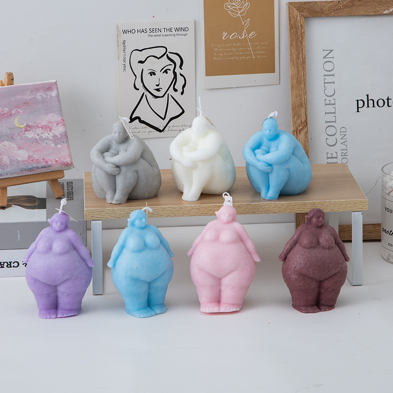 3D Fat Woman/man Portrait Cand - огляд і ціна Candle Supplies Store