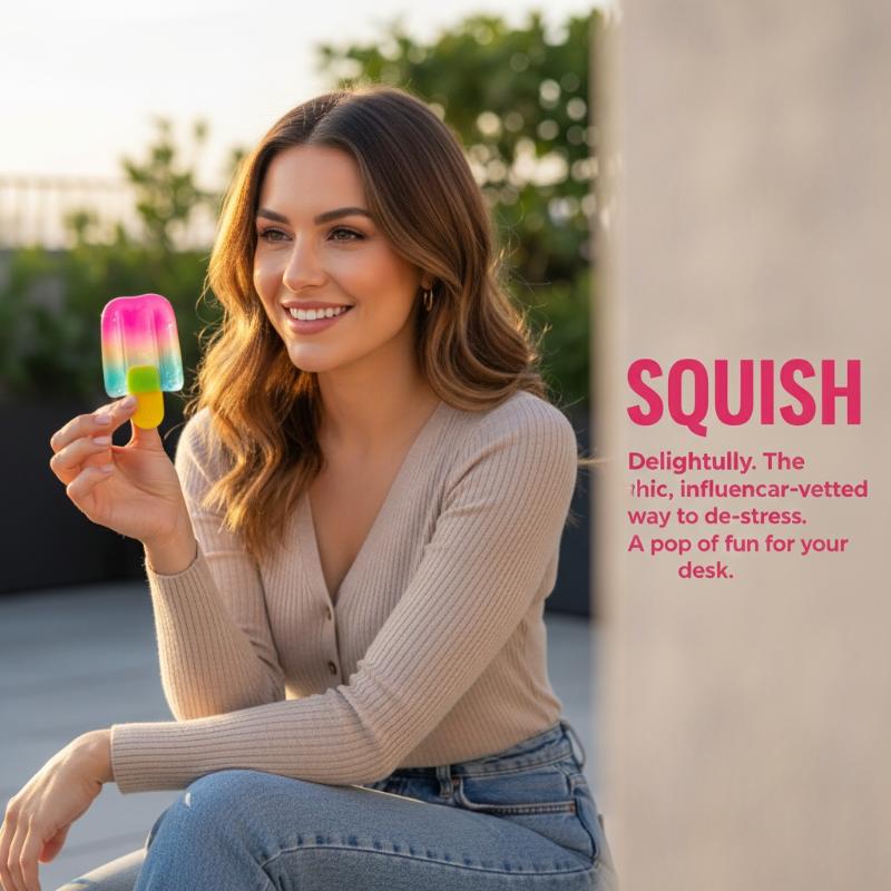 Sensory Squishy Ice Cream Cube - огляд і ціна Candle Shop