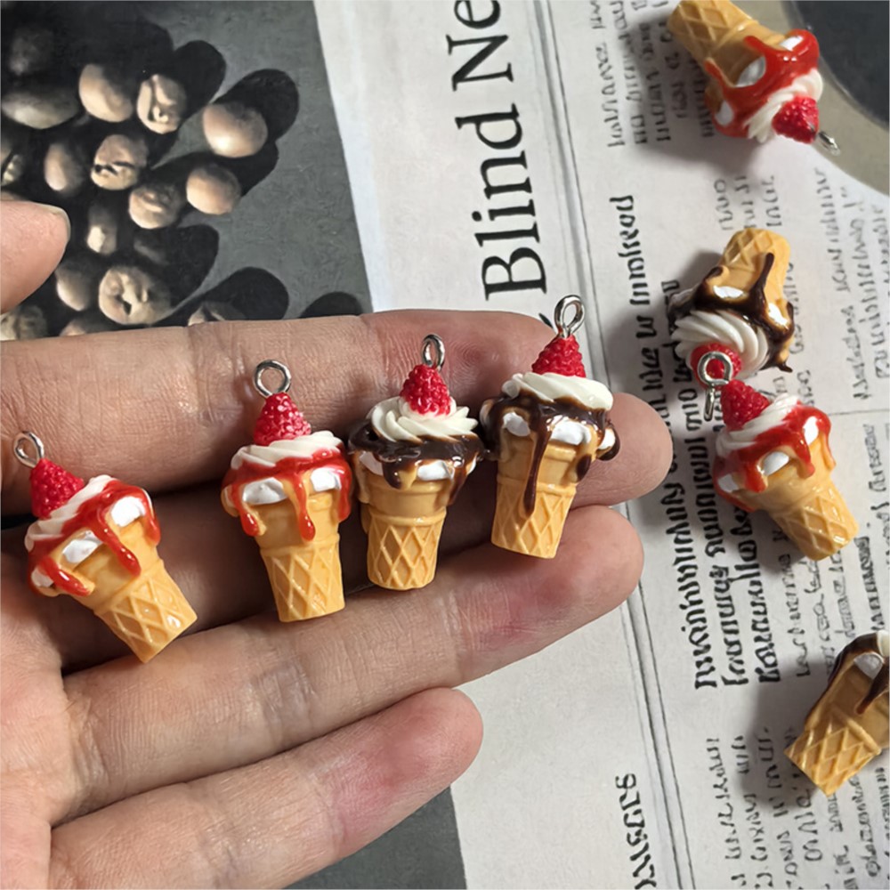 10Pcs Cute 3D Simulation Food  - огляд і ціна Candle Shop
