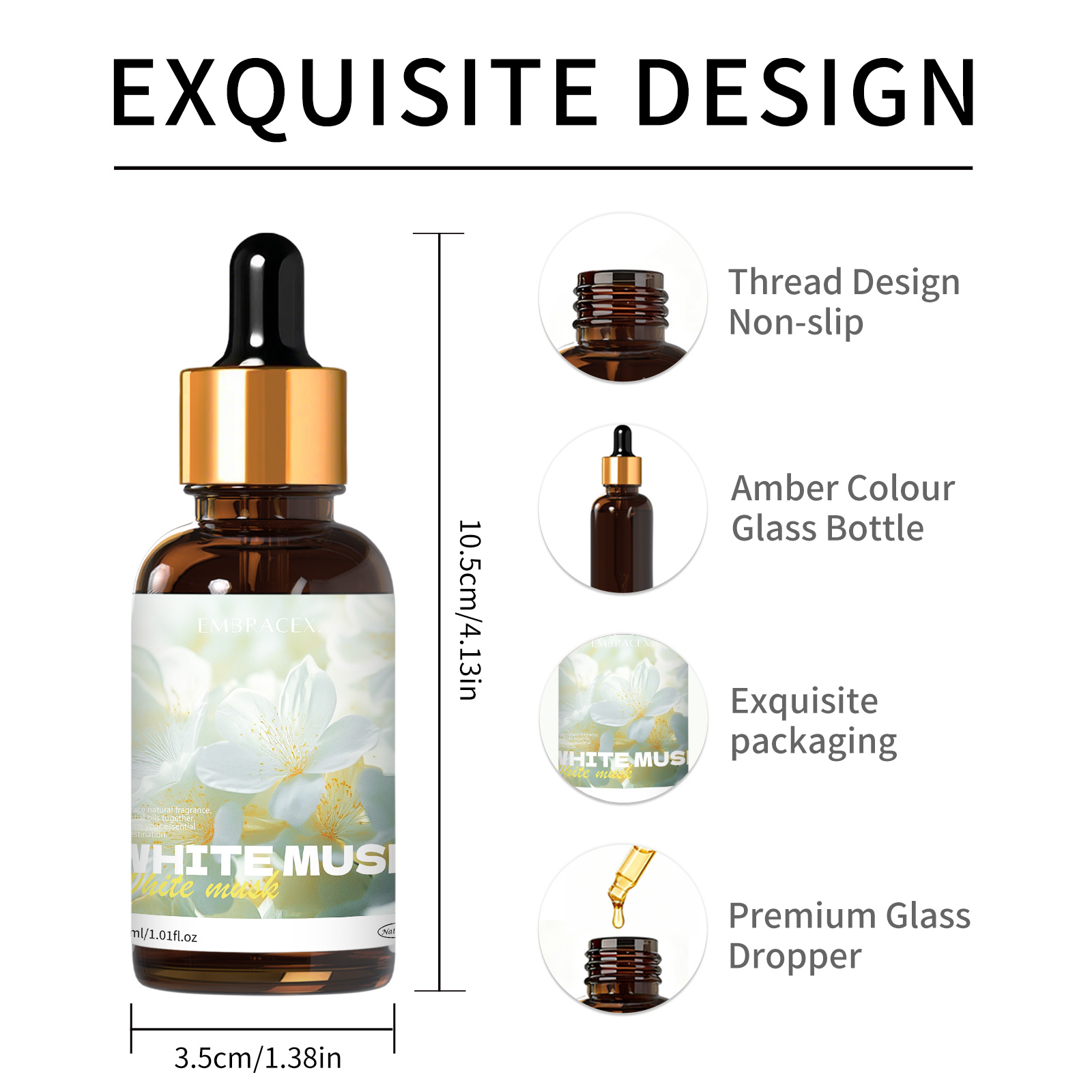 30ml White Musk Essential Oil  - огляд і ціна Candle Oil Supplies